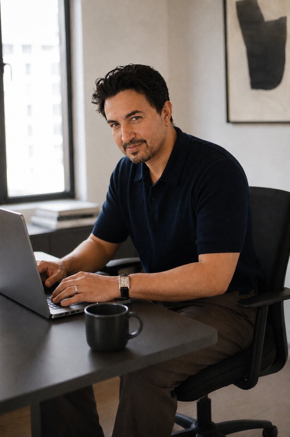 Joseph Ortega working
